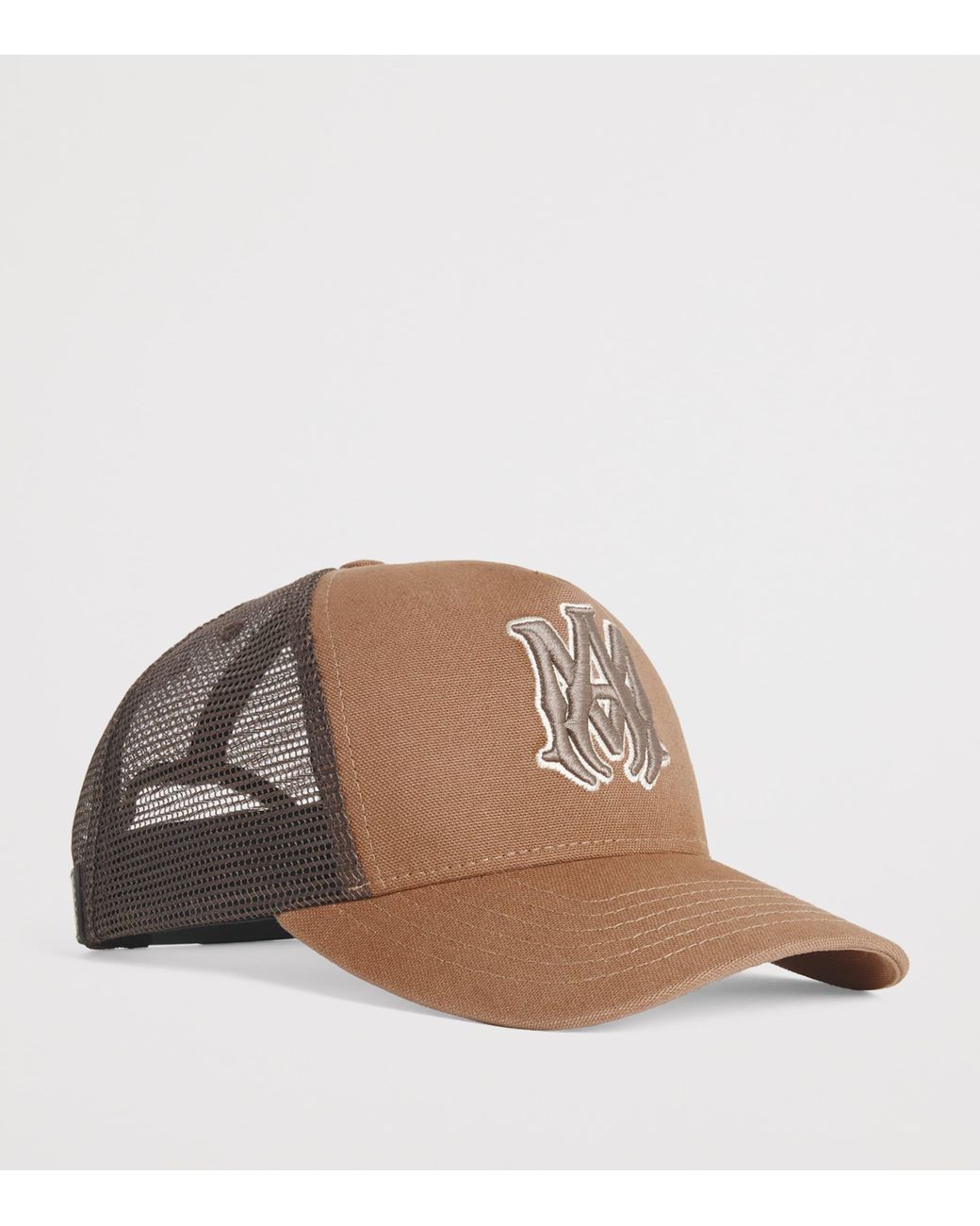 Amiri Mesh Ma Outline Trucker Hat in Brown for Men | Lyst