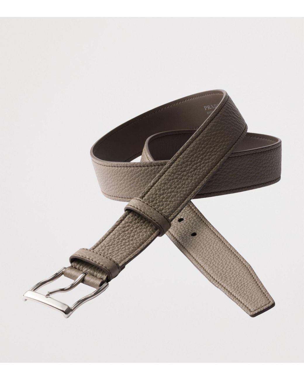 Prada Brown Leather Belt for men