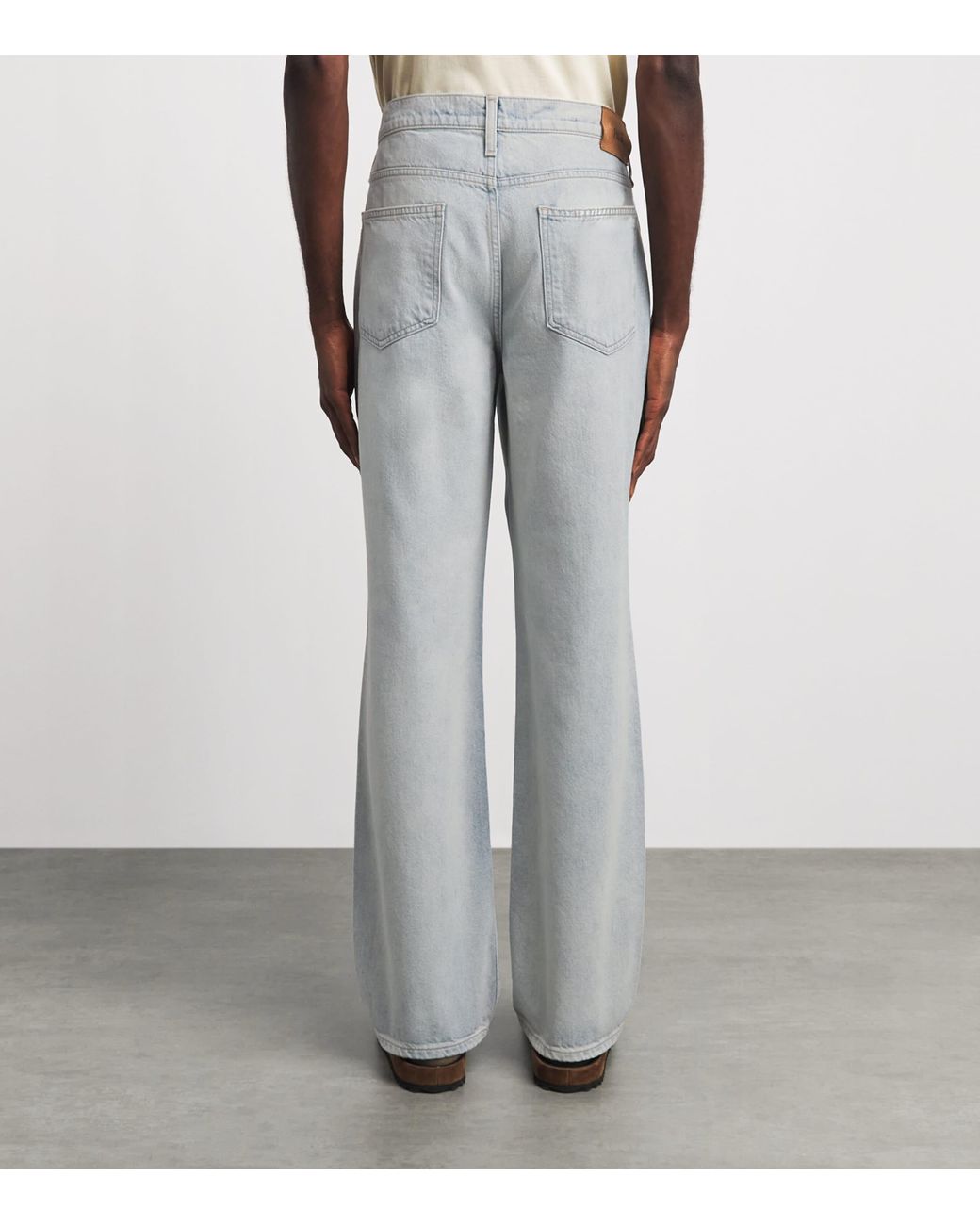 PAIGE Gray Doheny Wide-Leg Jeans for men