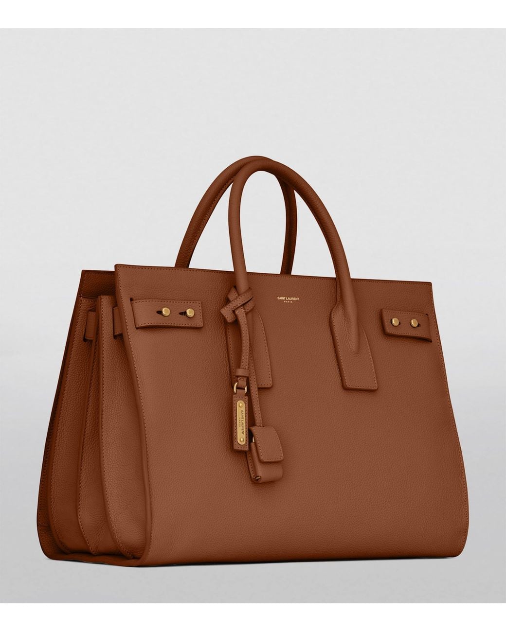 Saint Laurent Brown Large Sac De Jour Tote Bag