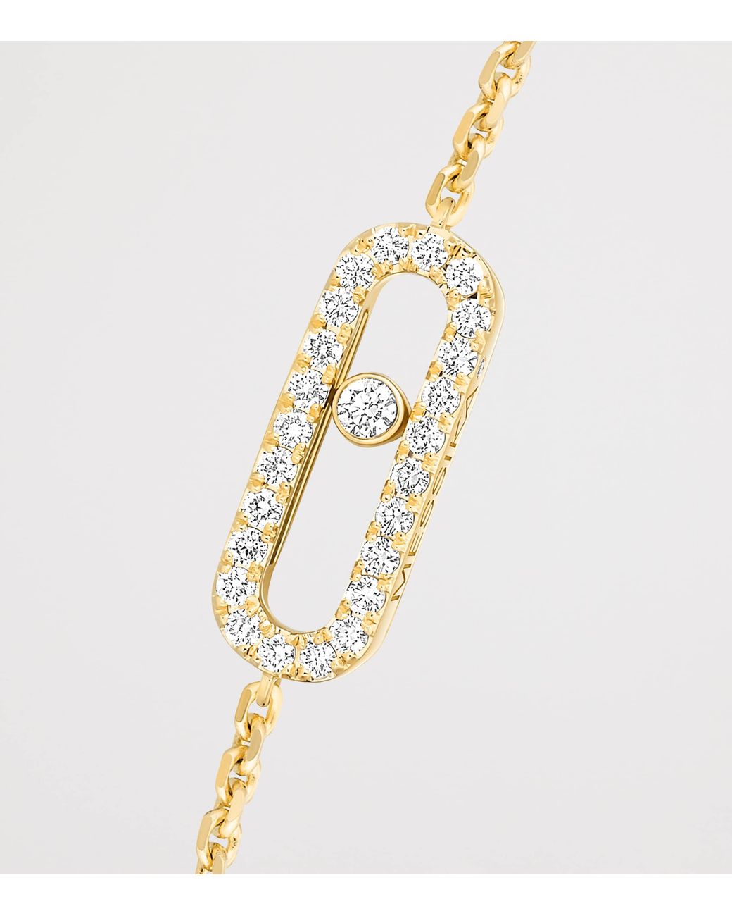 Messika Metallic Move Uno And Diamond Chain Bracelet
