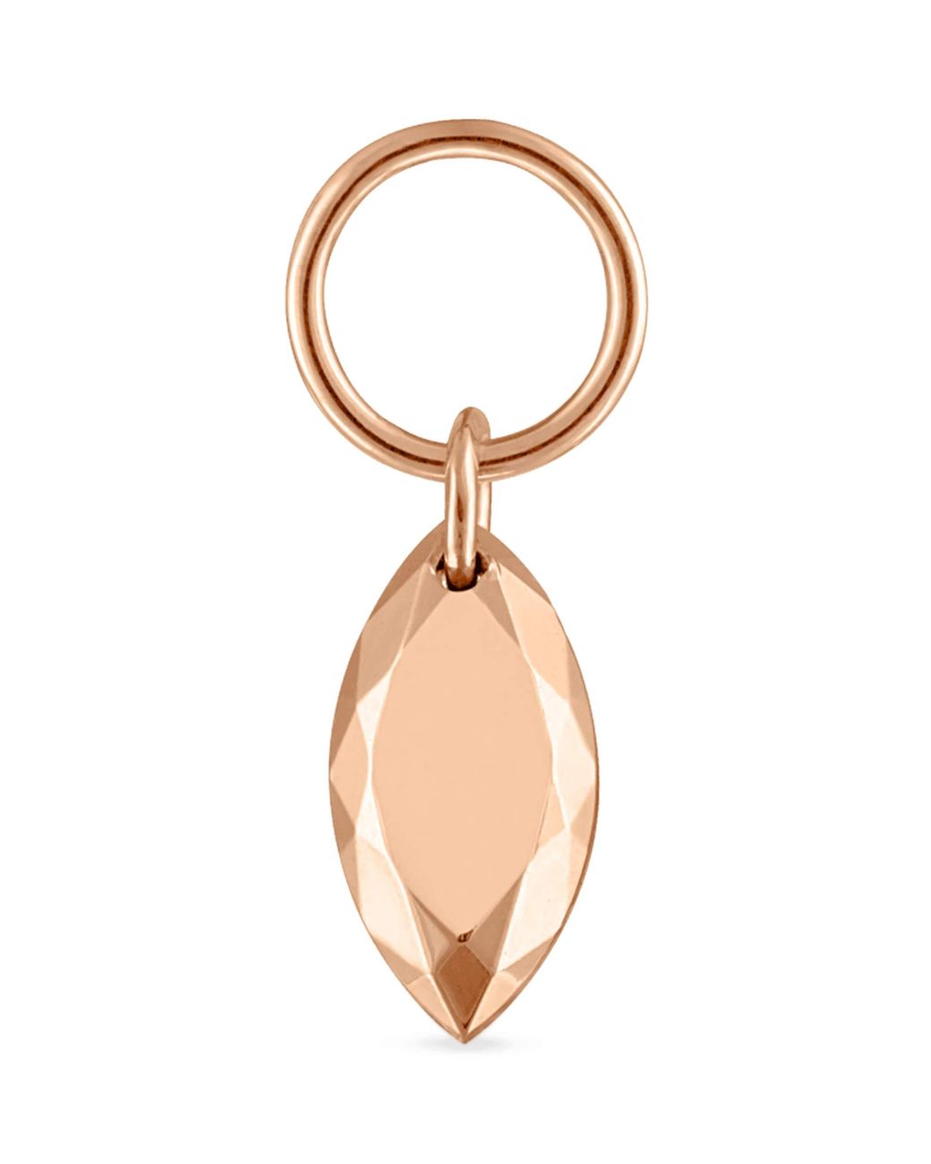 Maria Tash Metallic Faceted Marquise Charm