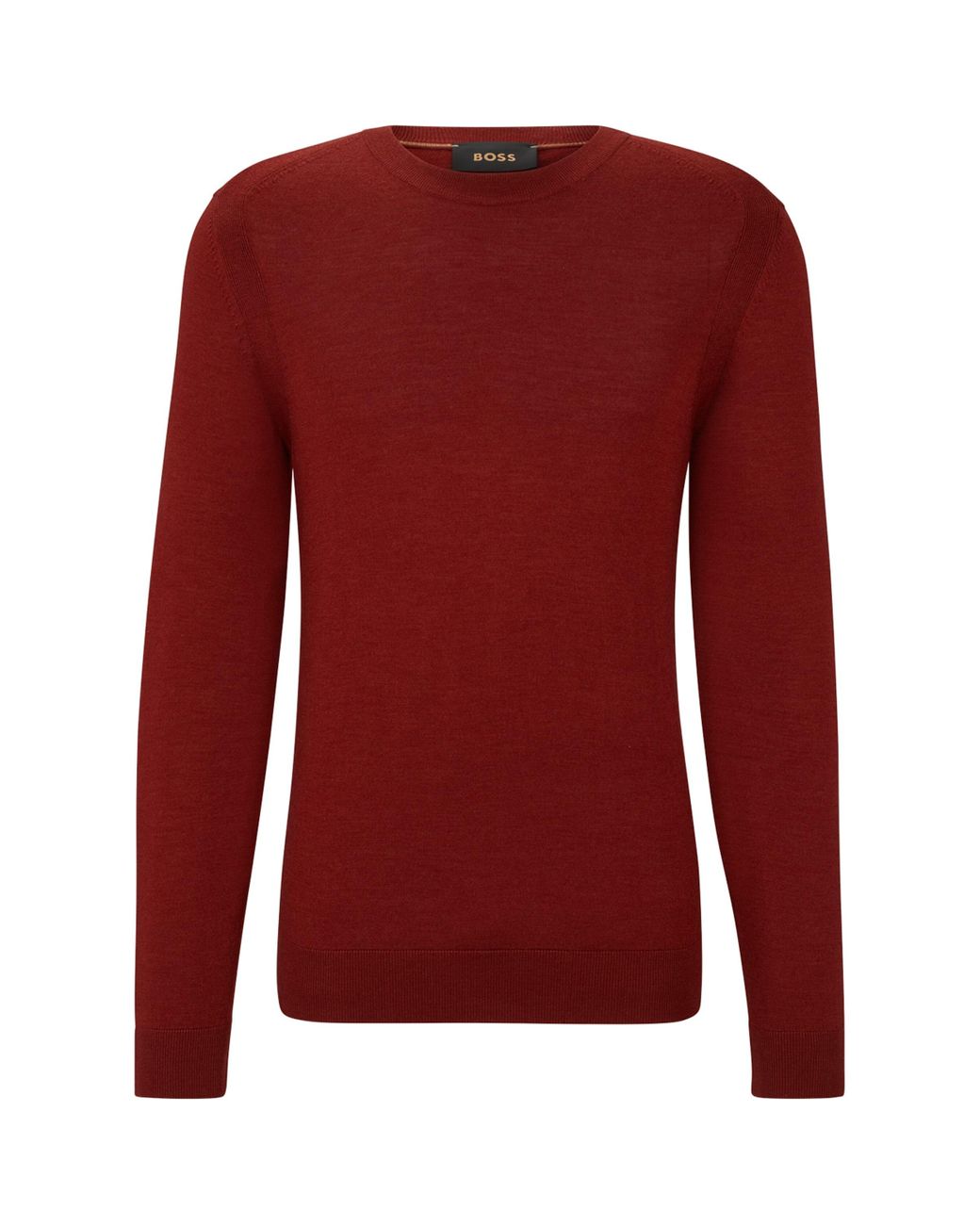 Boss Red Wool-Silk-Cashmere Sweater for men