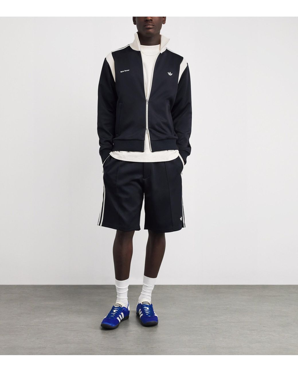 adidas X Wales Bonner Varsity Track Jacket in Black for Men | Lyst