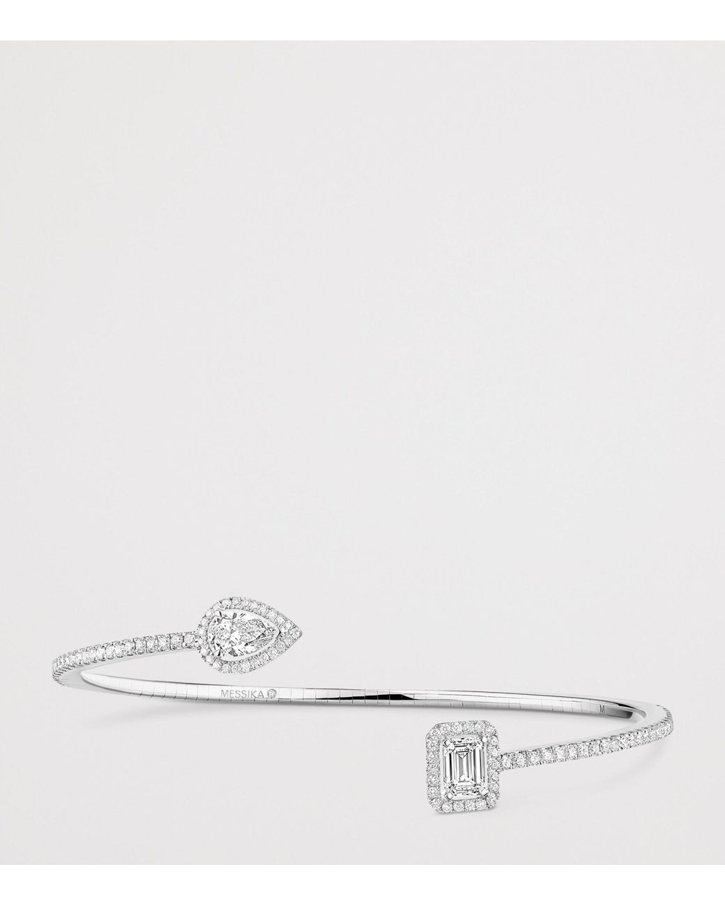 Messika White My Twin And Diamond Bangle