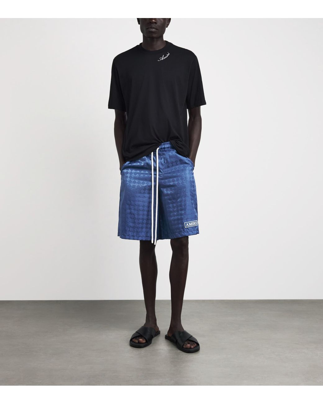 Amiri Blue Ma Quad Shorts for men