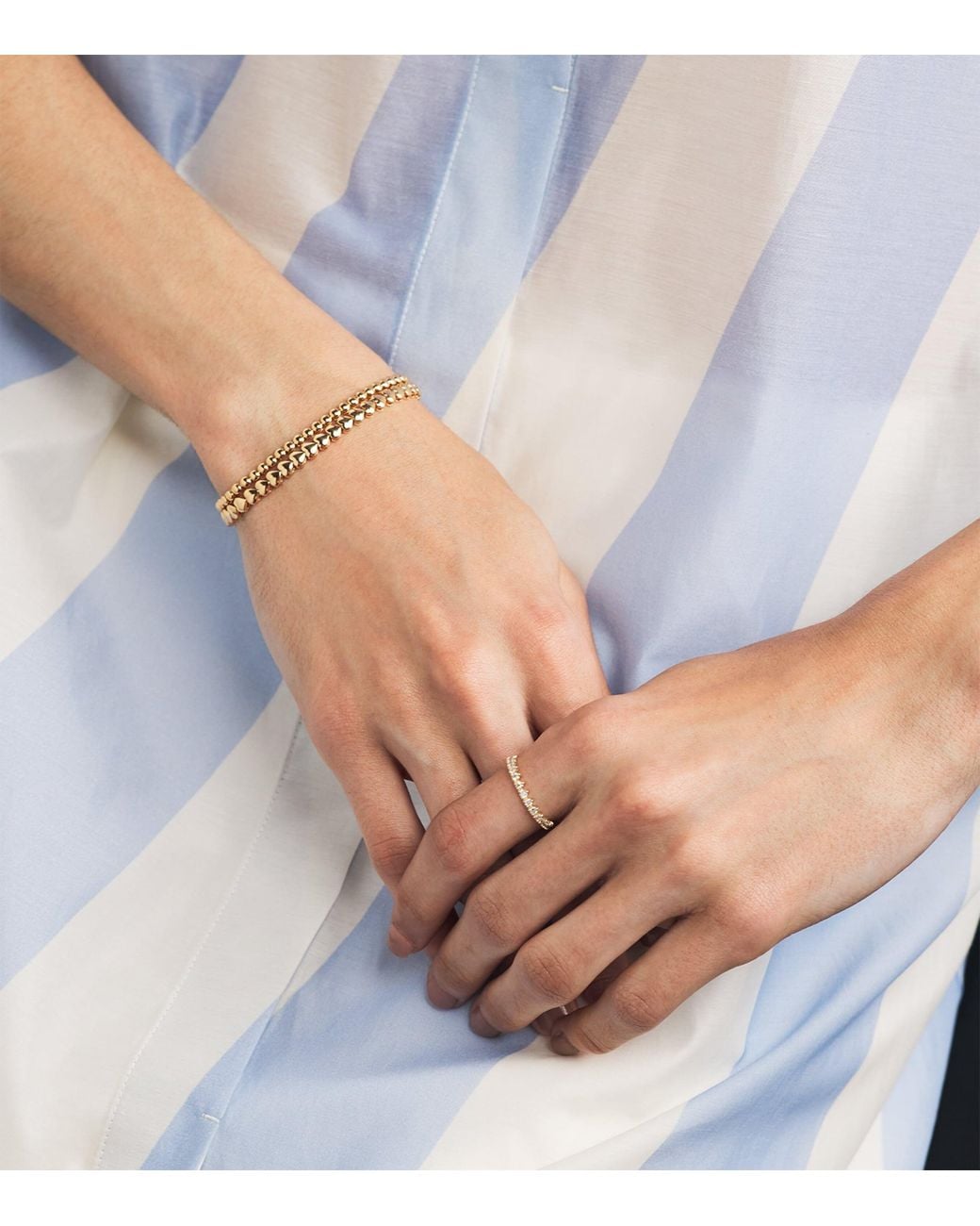 Jennifer Meyer Metallic Mini Tennis Bracelet