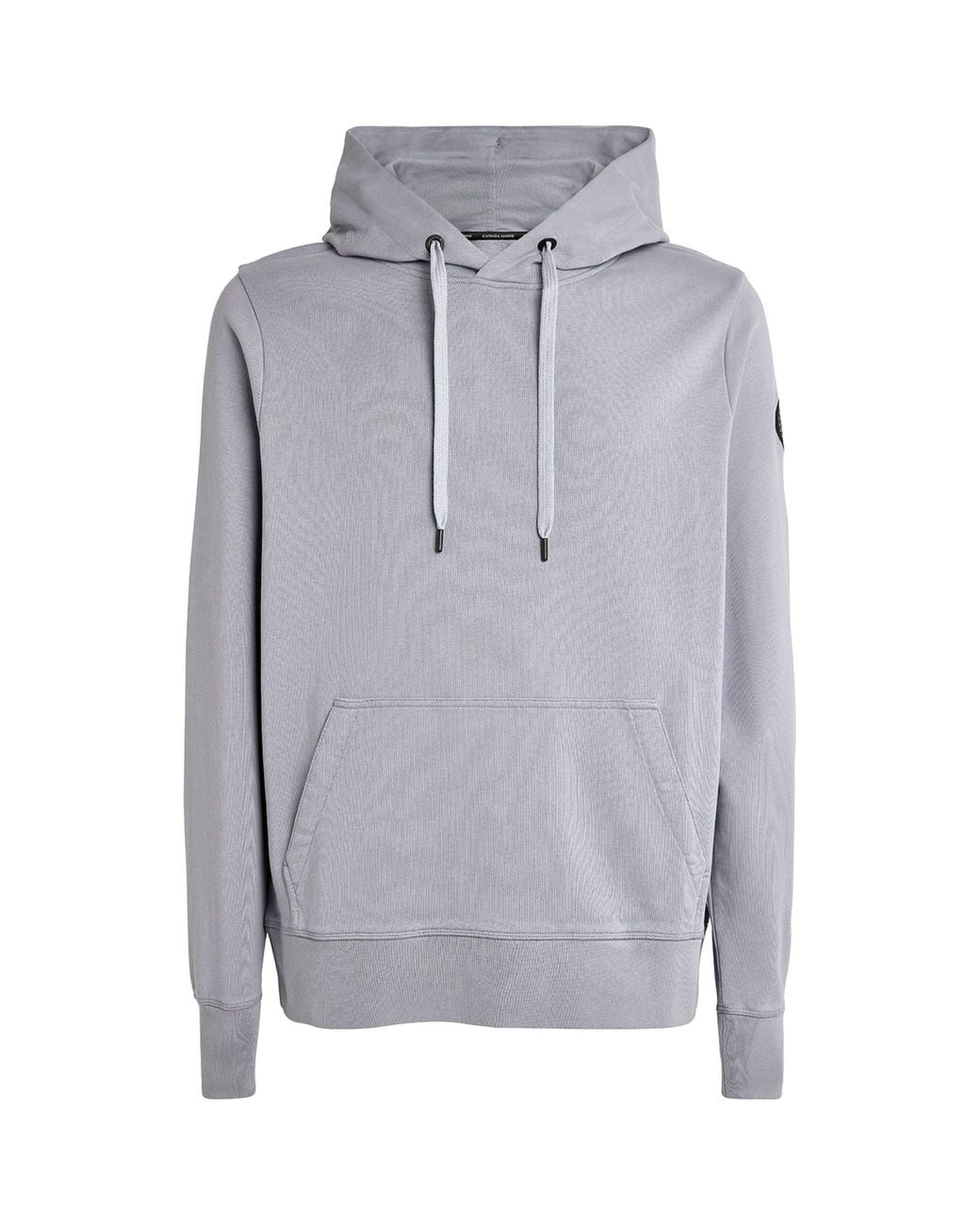 Canada Goose Gray Cotton Huron Hoodie for men