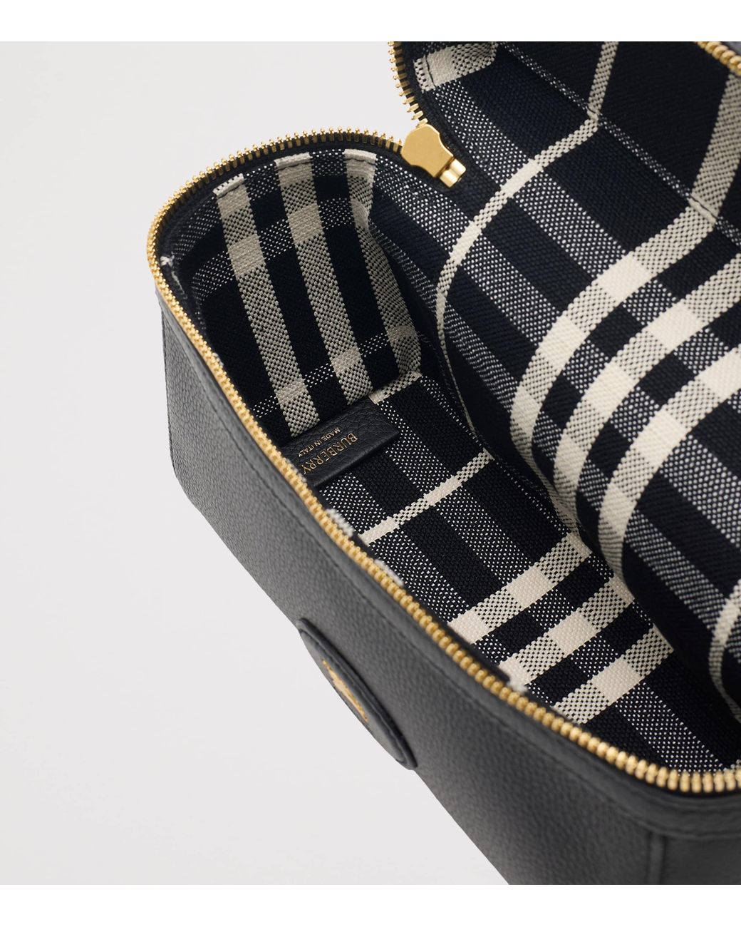 Burberry Black Leather Bloomsbury Vanity Bag