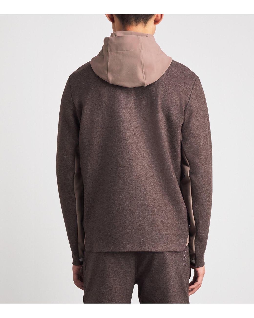 Bogner Brown Zip-Up Jannis Hoodie for men