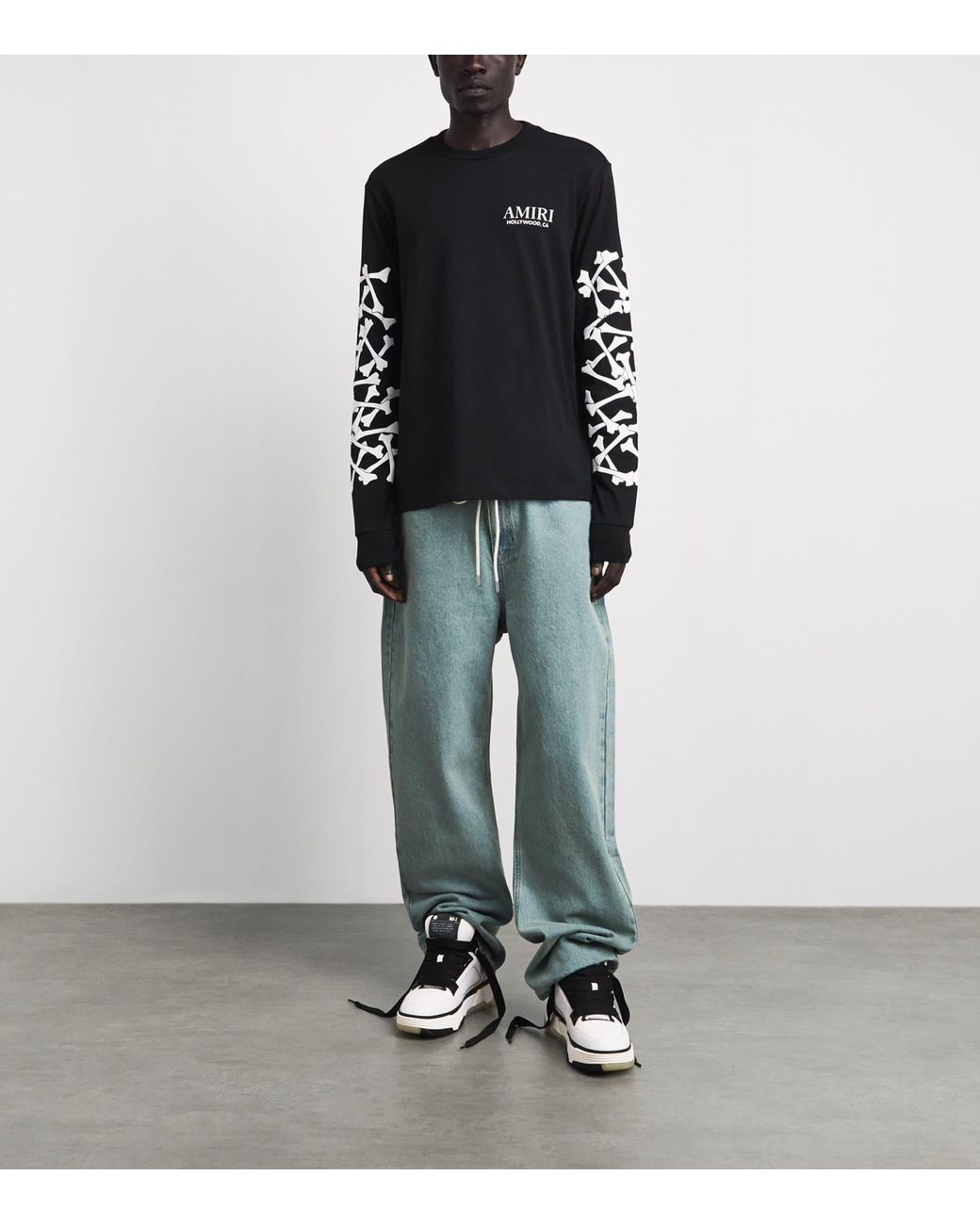 Amiri White Leather Ma-1 Sneakers for men
