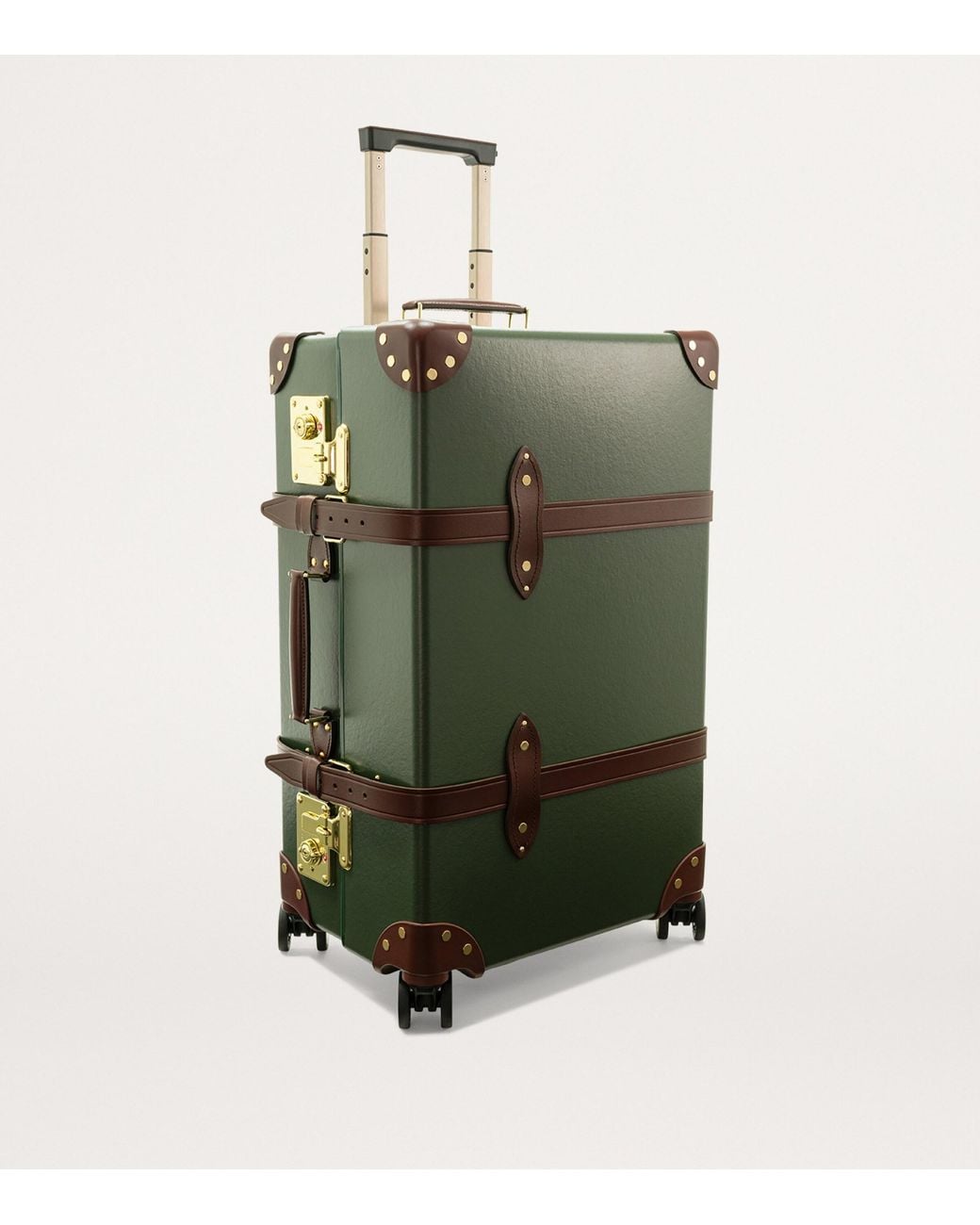 Globe-Trotter Green Medium Centenary 4-Wheel Suitcase
