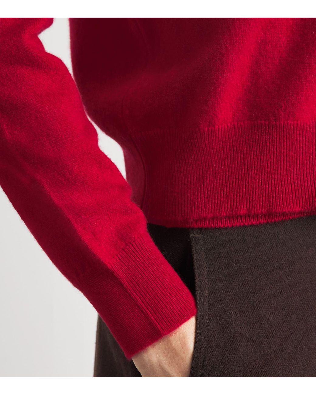 Johnstons Red Cashmere Iris Cardigan