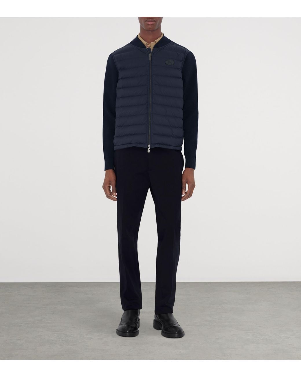 Burberry Blue Cotton Chinos for men