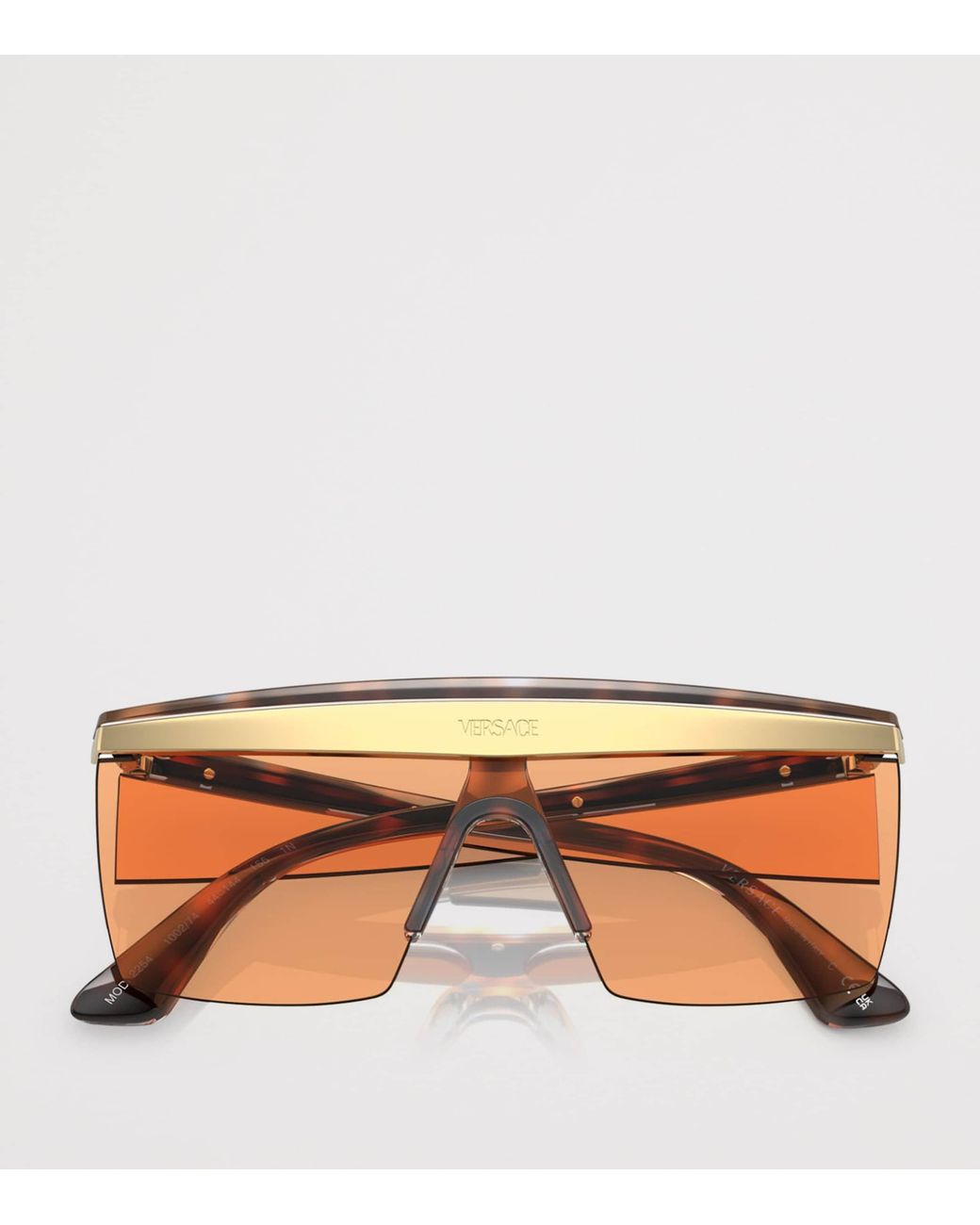 Versace Brown Ve2254 Square Sunglasses for men