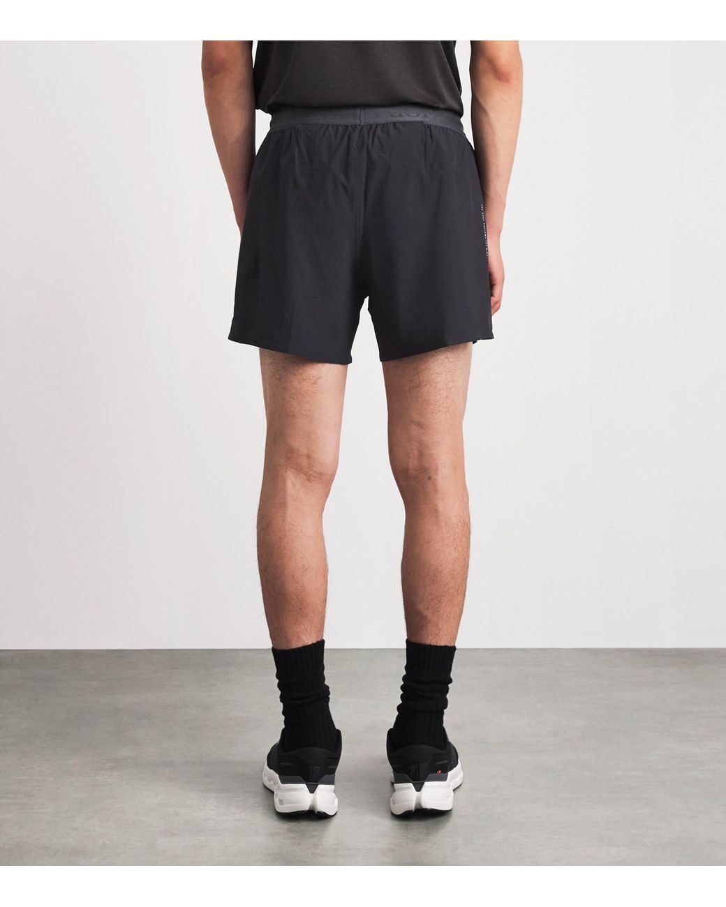 vuori Black 5' Lined Terrain Shorts for men