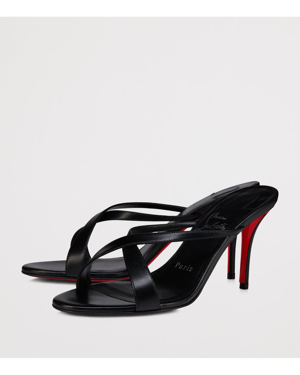 Christian Louboutin Brown Mulazee Leather Mules 80