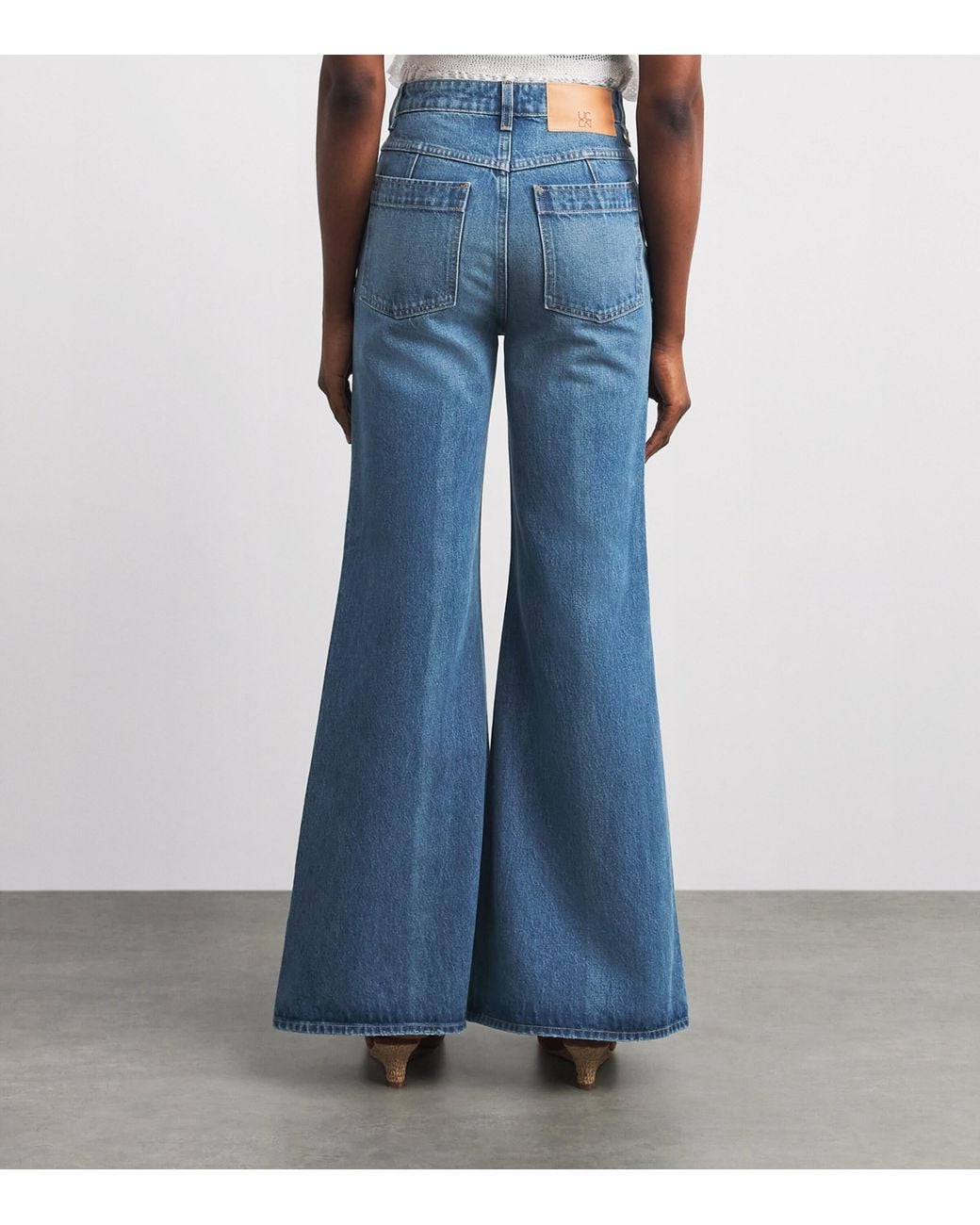 Ulla Johnson Blue Odelia Flared Jeans