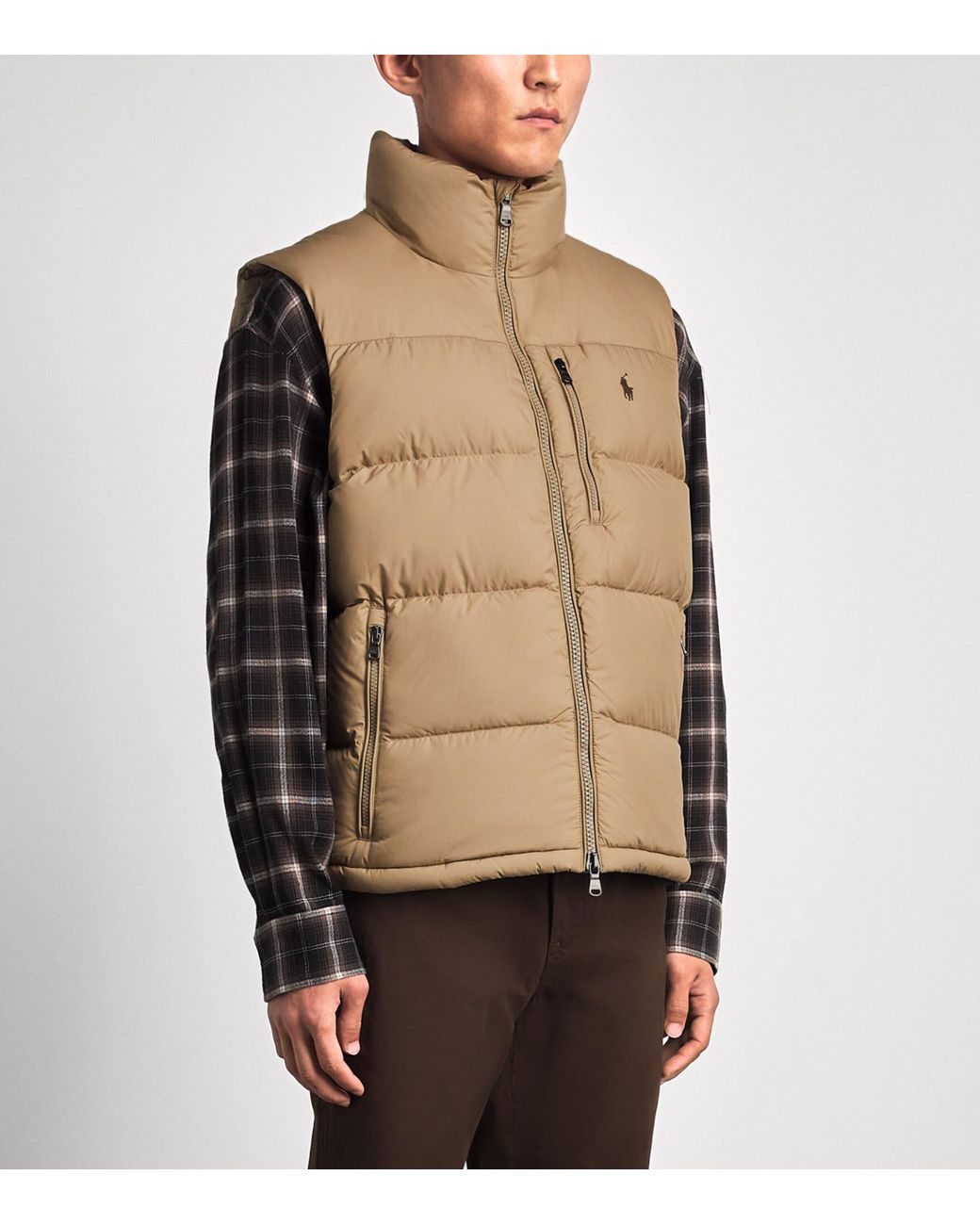 Polo Ralph Lauren Natural Gorham Down Gilet for men