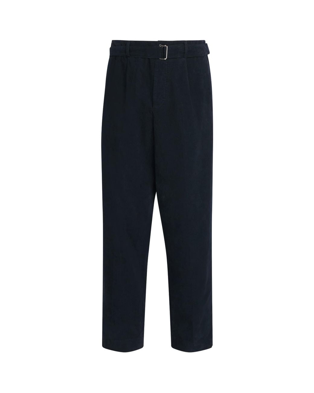 Officine Generale Blue Cotton Corduroy Hermann Chinos for men