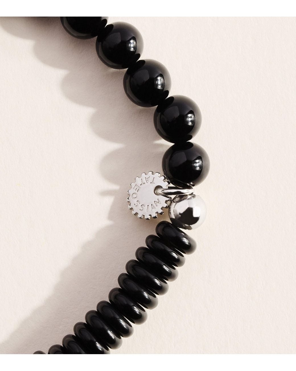 Tateossian Natural Sterling And Agate Bracelet for men