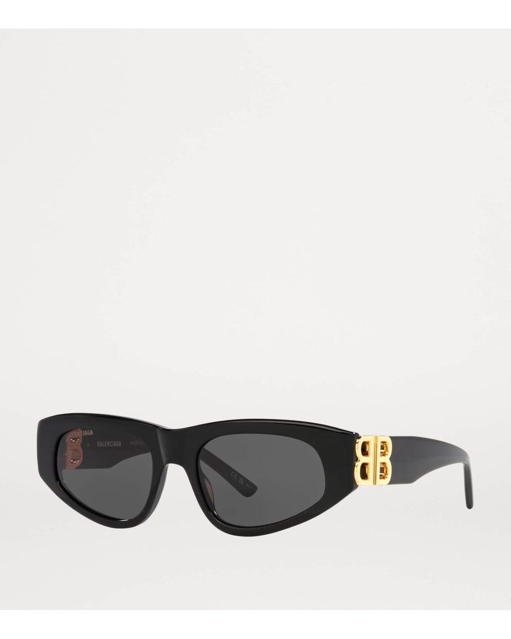 Balenciaga Black Round Bb0095S Sunglasses