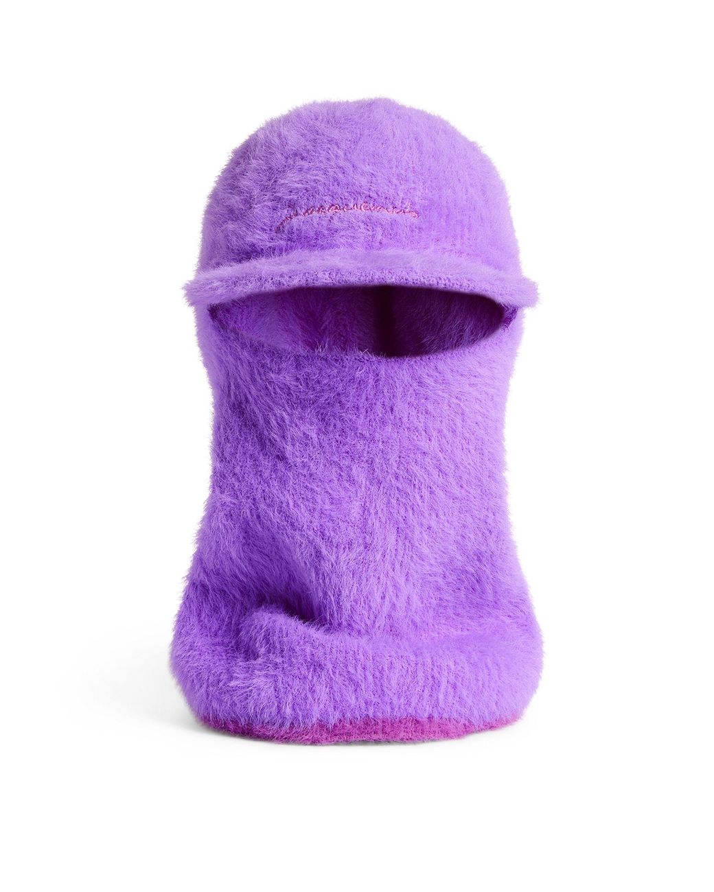 Jacquemus Fuzzy Balaclava in Purple Lyst