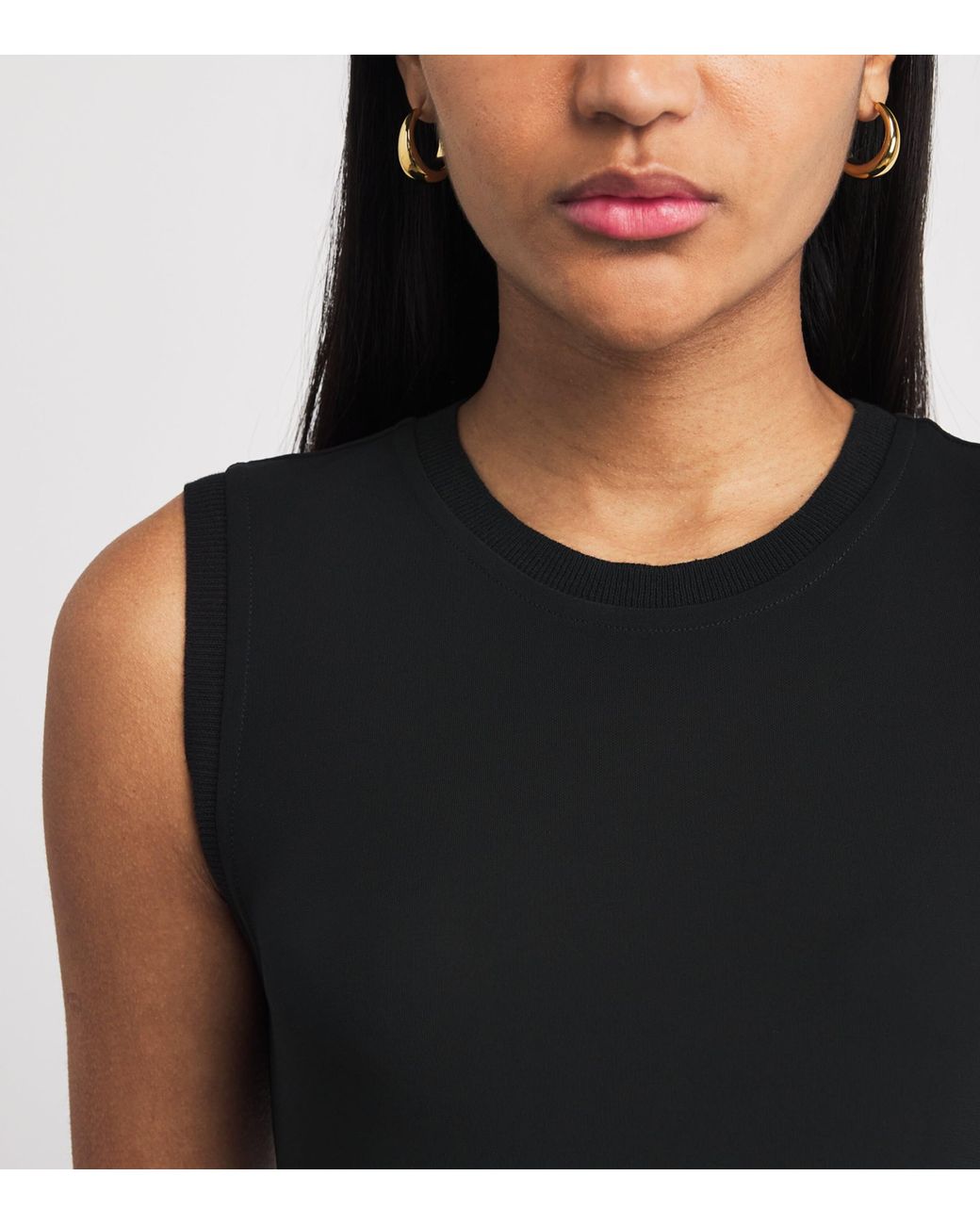 Joseph Black Jersey Cheikh Midi Dress