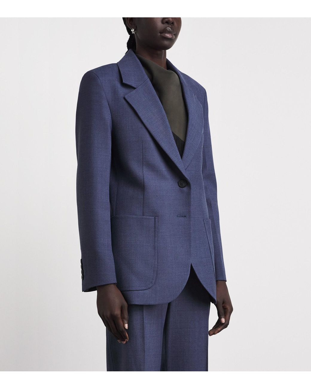 Victoria Beckham Blue Katherine Blazer