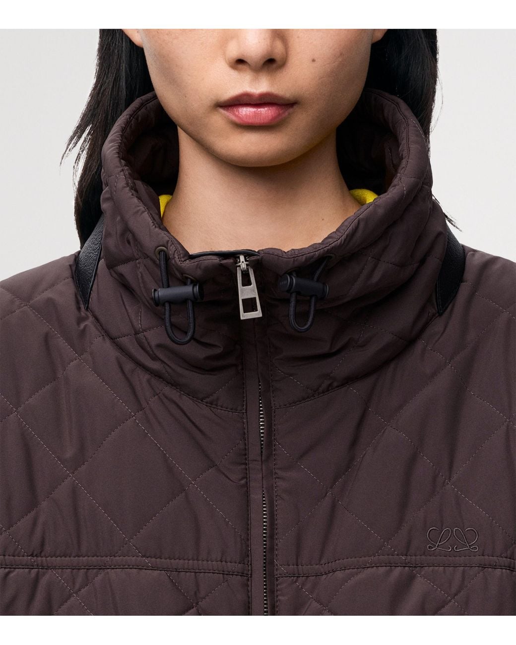 Loewe Purple Technical Quilted Jacket