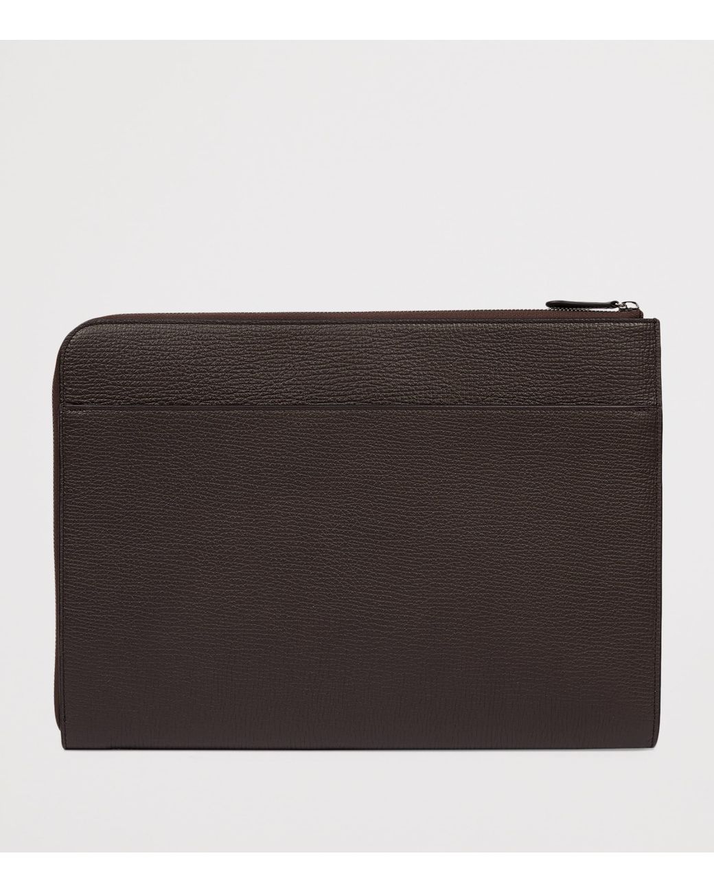 Smythson Black Small Calfskin Ludlow Laptop Case