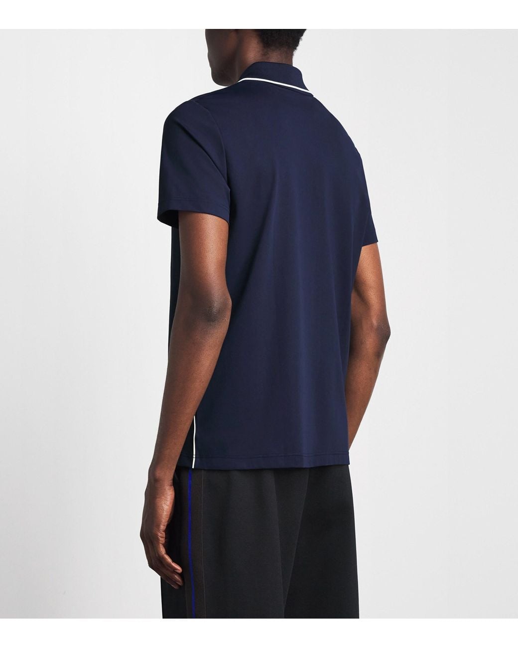 Lacoste Blue Ultra Dry Tennis Heritage Polo Shirt for men