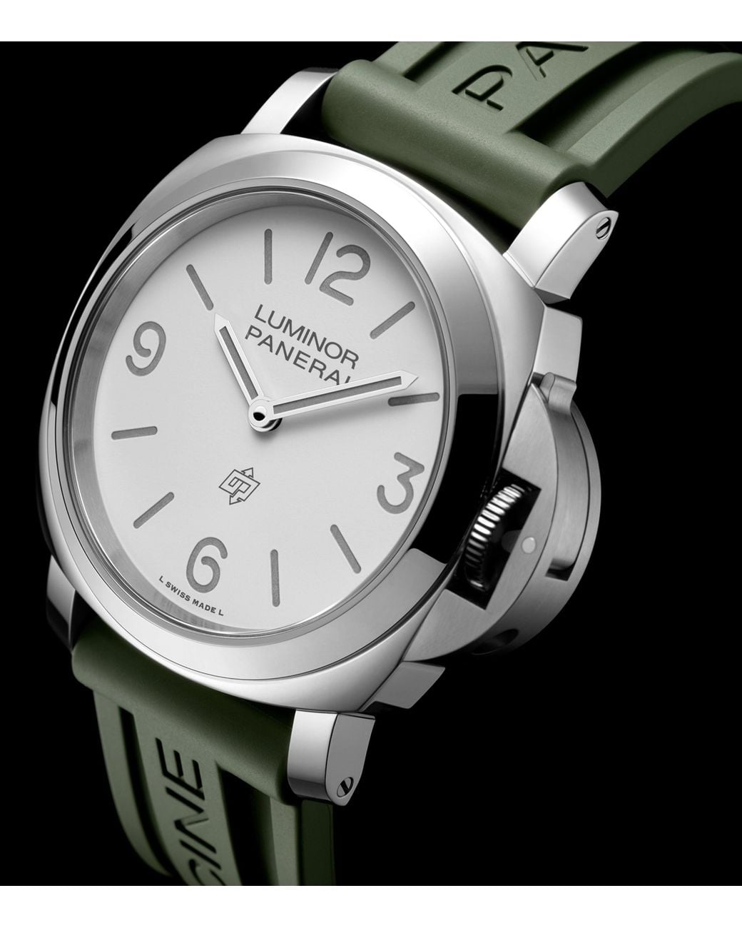 Panerai Metallic Steel Luminor Watch for men