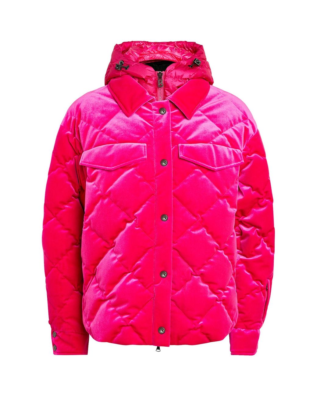 Bogner Velvet Vela Down Jacket in Pink Lyst UK