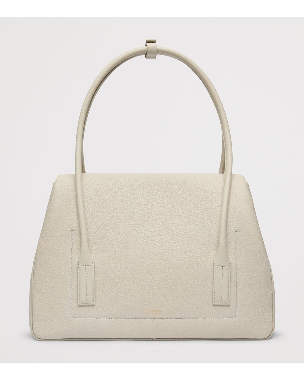 Tom Ford Natural Medium Leather Top-Handle Bag