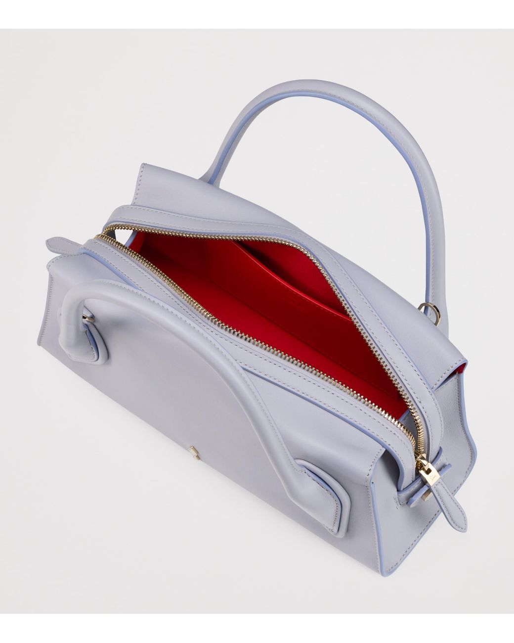 Christian Louboutin Gray Venus Mini Leather Crossbody Bag
