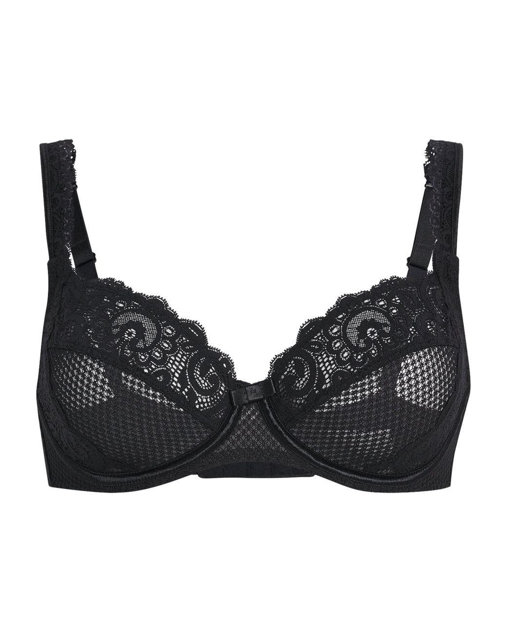 Maison Lejaby Black Lace Gaby Underwired Bra