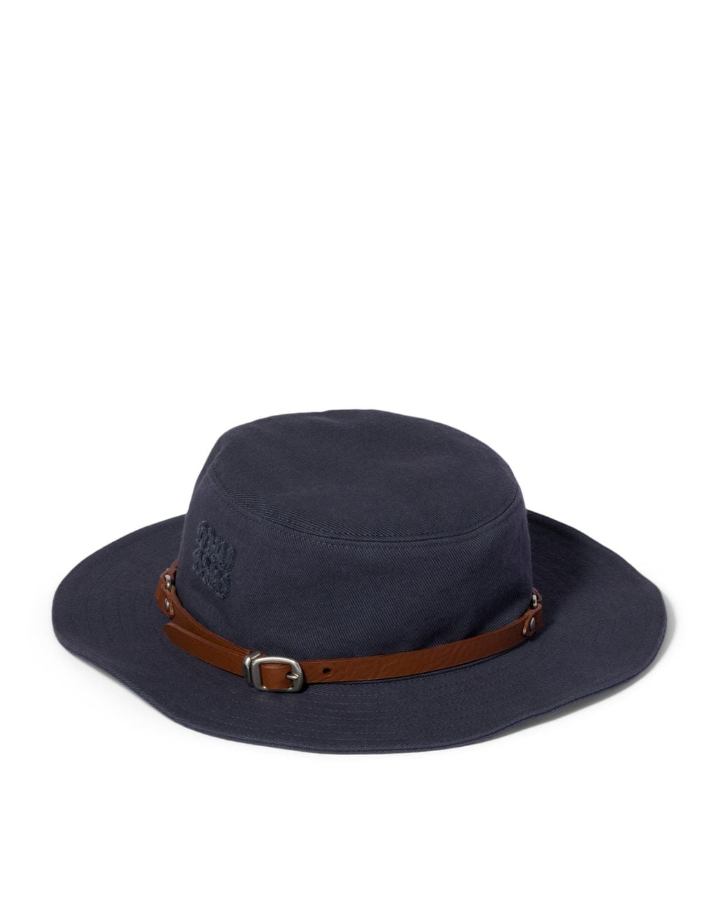 Miu Miu Blue Cotton Drill Hat