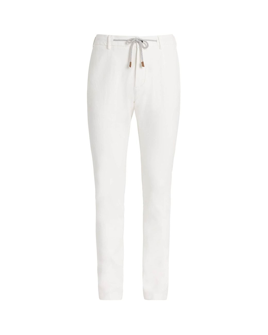 Eleventy White Tapered Trousers for men