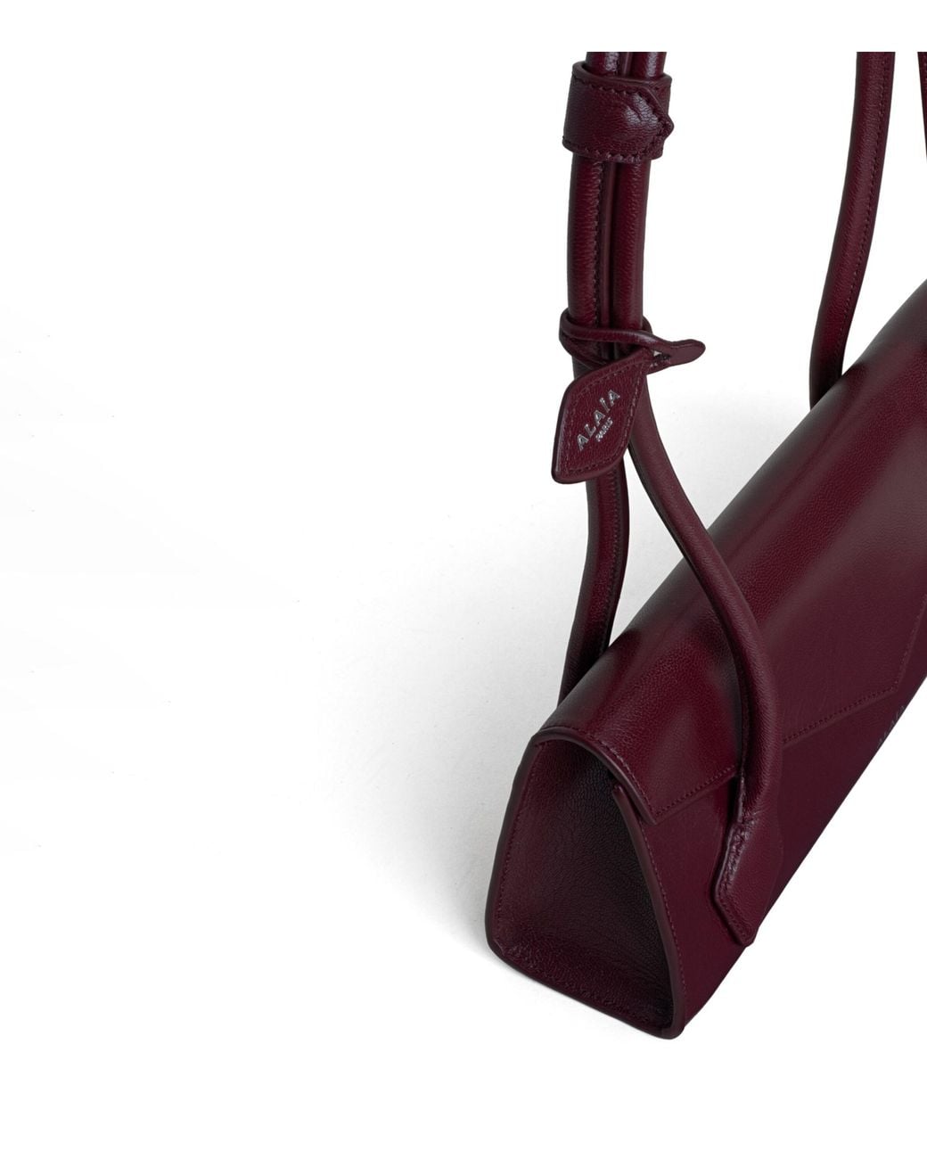 Alaïa Purple Small Leather Le Teckel Shoulder Bag