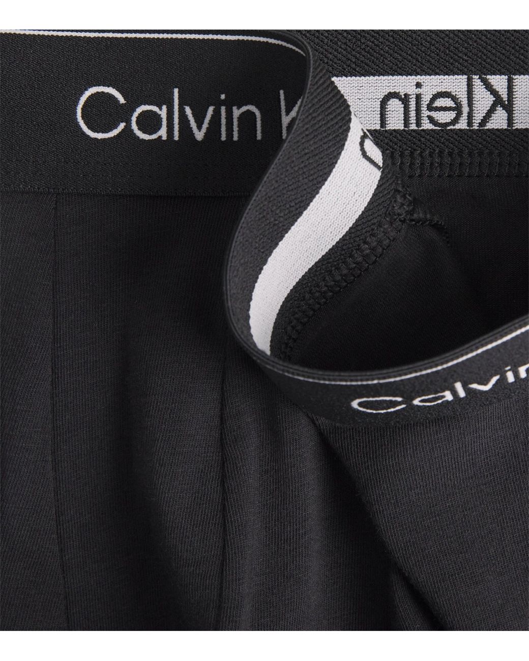 Calvin Klein Black Stretch-Cotton Icon Boxer Briefs for men