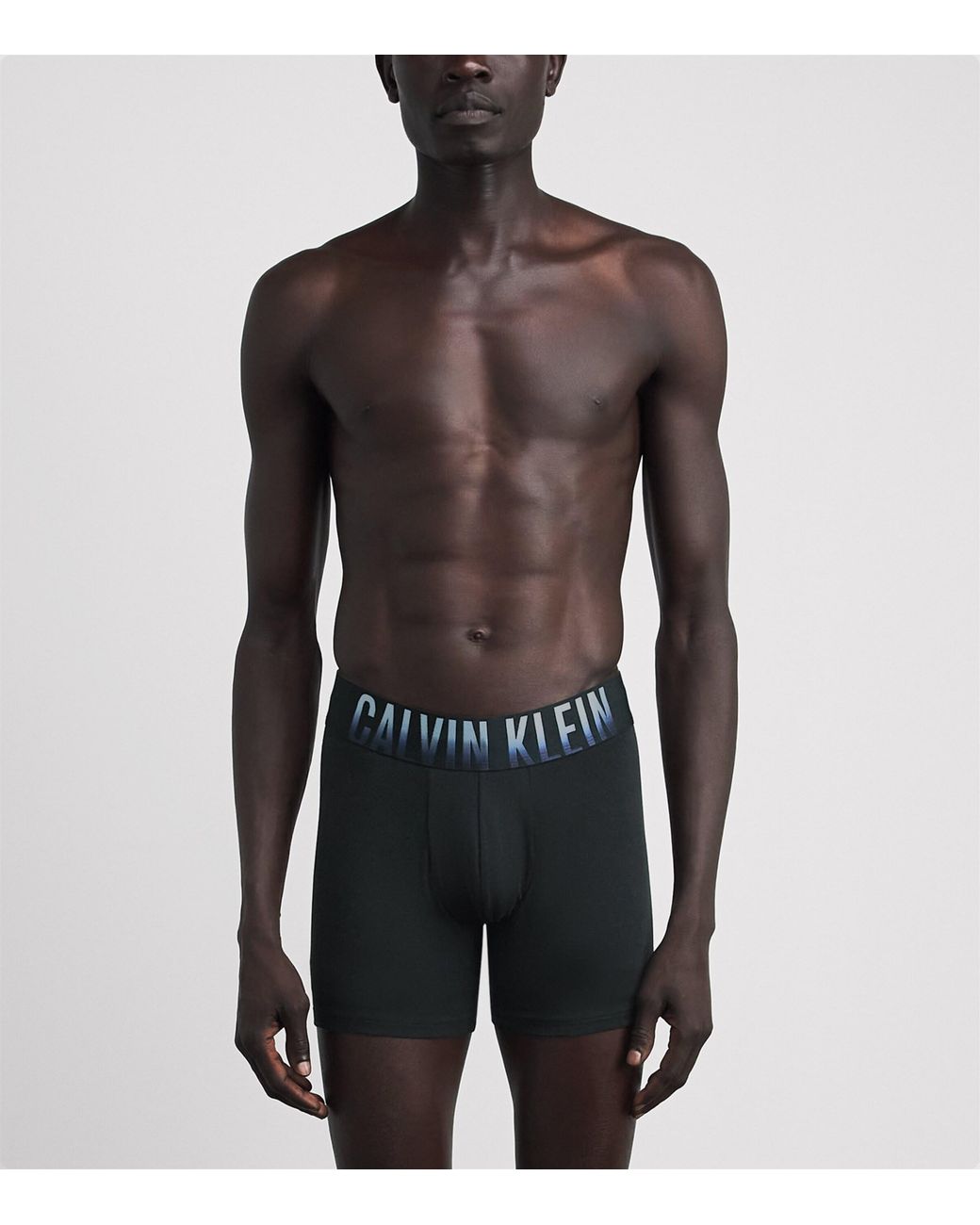 Calvin Klein Black Stretch-Cotton Intense Power Trunks for men