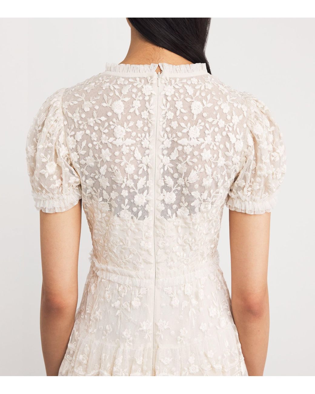 knee length dresses for ladies Emily Lace Ankle Gown main image 0