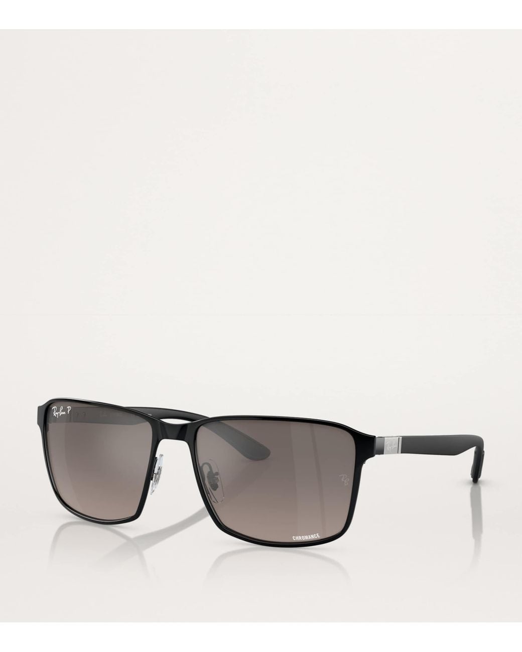 Ray-Ban Gray Metal Rb3721Ch Chromance Sunglasses