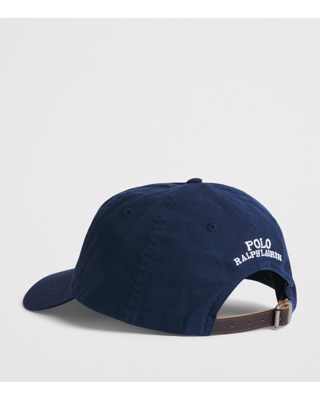 Polo Ralph Lauren Blue Cotton Polo Bear Baseball Cap for men