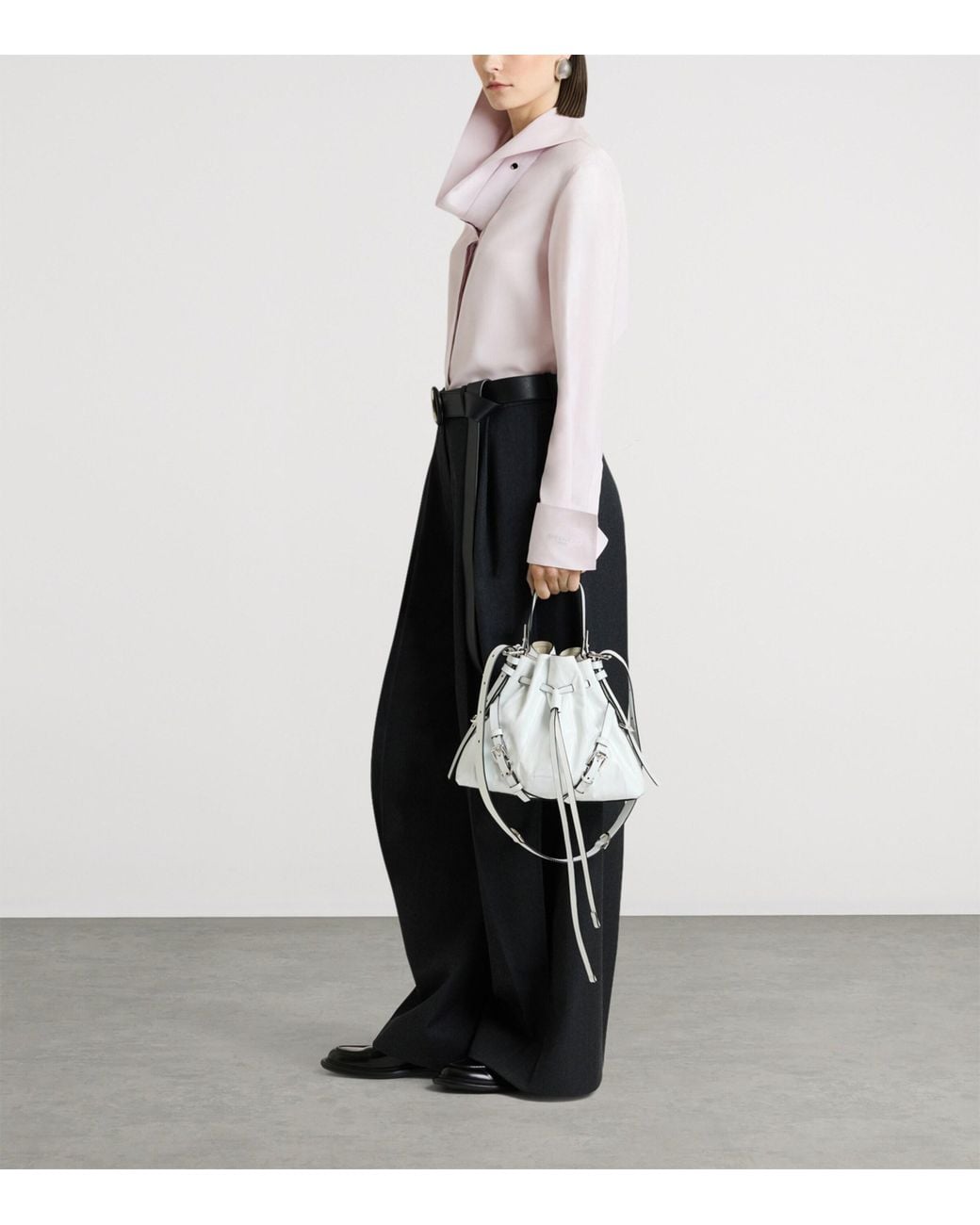 Givenchy Pink Silk Reverse-Collar Shirt