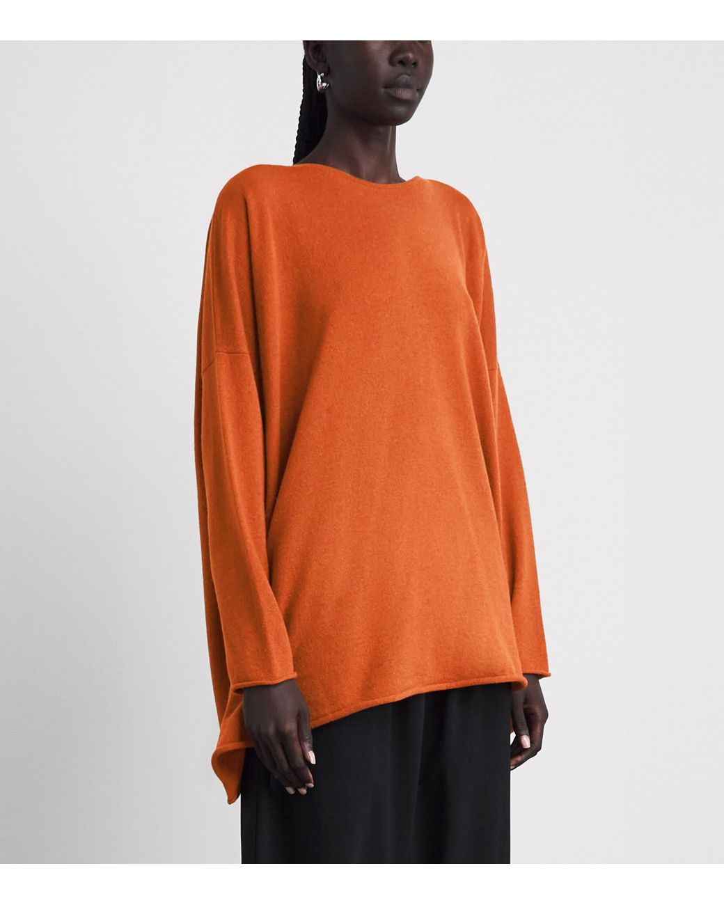 Eskandar Orange Cashmere Sweater