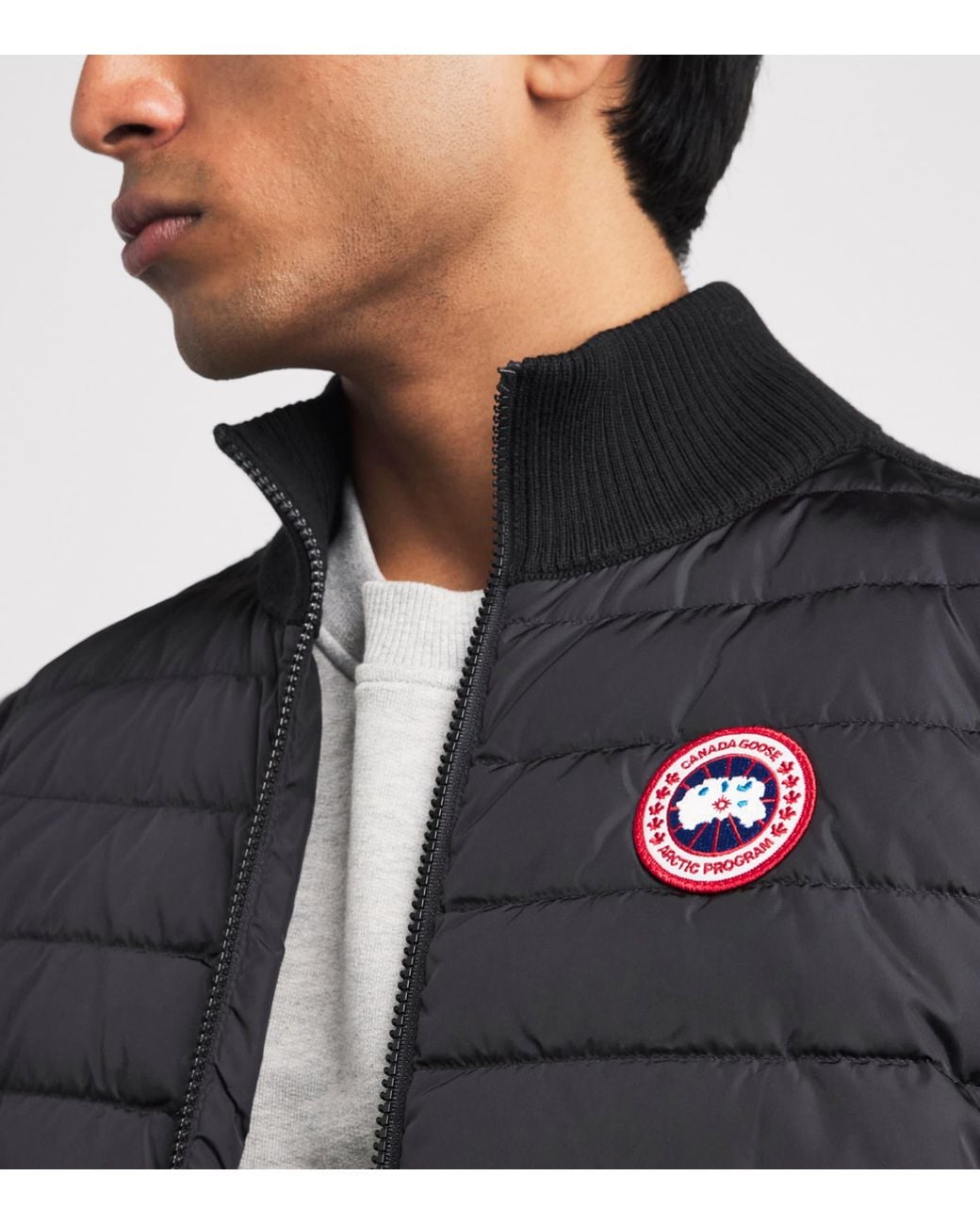 Canada Goose Black Hybridge Gilet for men