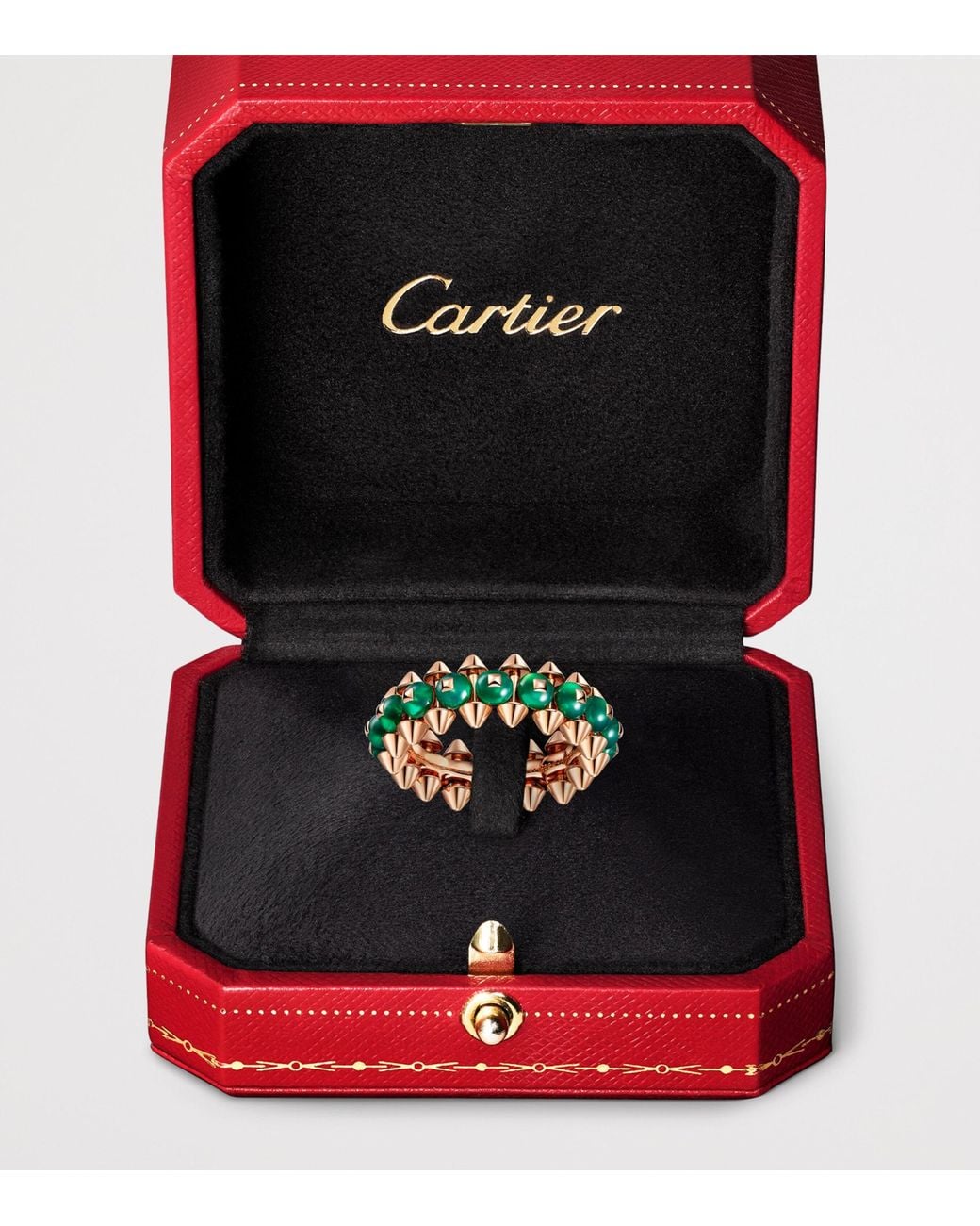 Cartier Green And Agate Clash De Ring