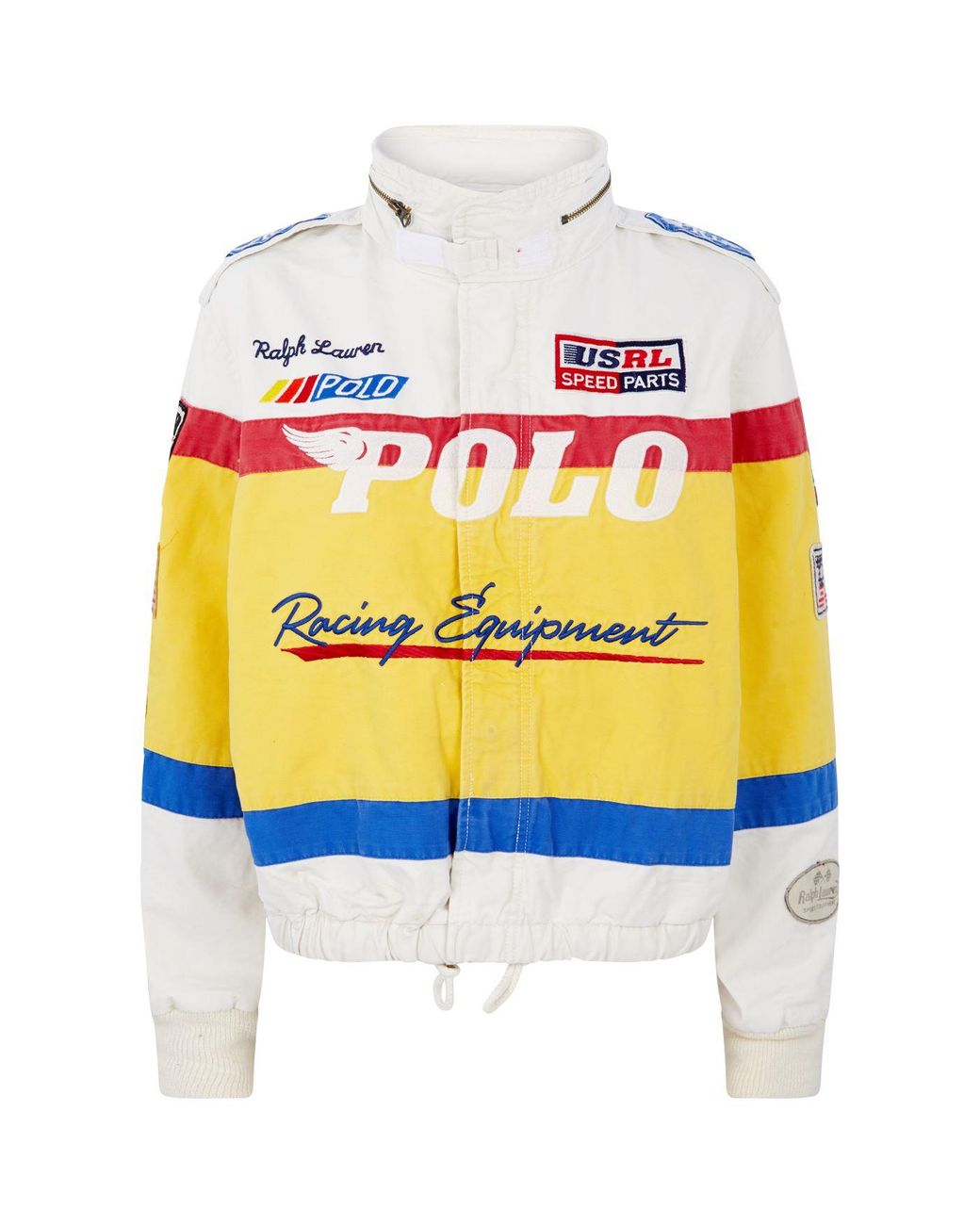 Polo Ralph Lauren Canvas Racing Bomber Jacket | Lyst